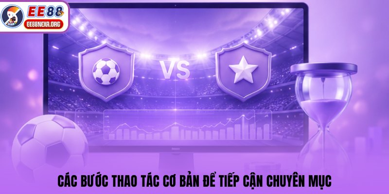 Các bước thao tác cơ bản để tiếp cận chuyên mục