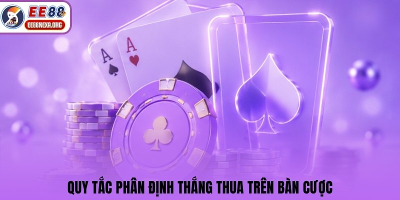 Quy tắc phân định thắng thua trên bàn cược
