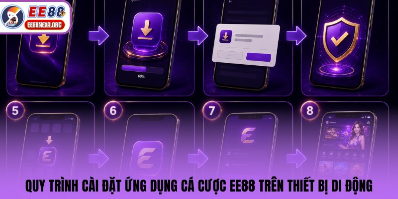 Quy trình cài đặt ứng dụng cá cược EE88 trên thiết bị di động